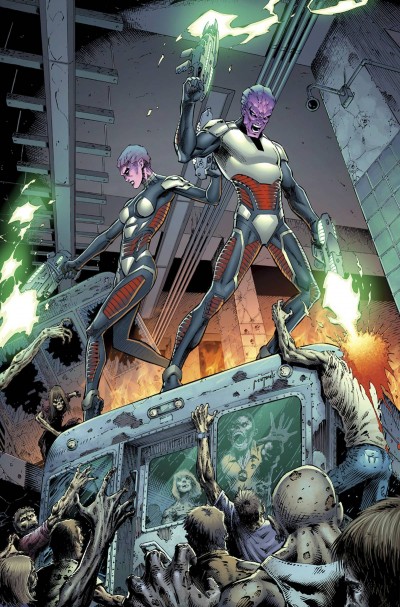 Aliens vs. Zombies #4