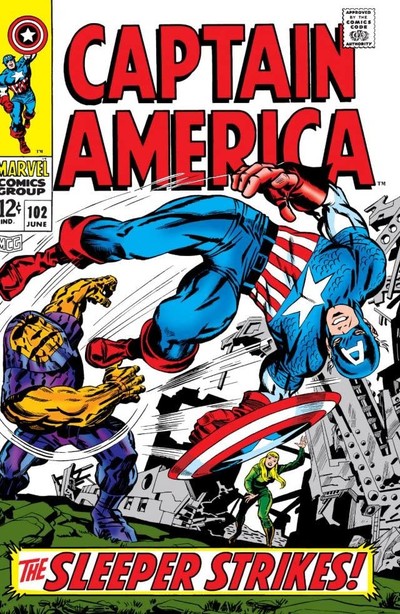 Captain America #102