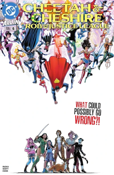 Cheetah & Cheshire Rob the Justice League #6