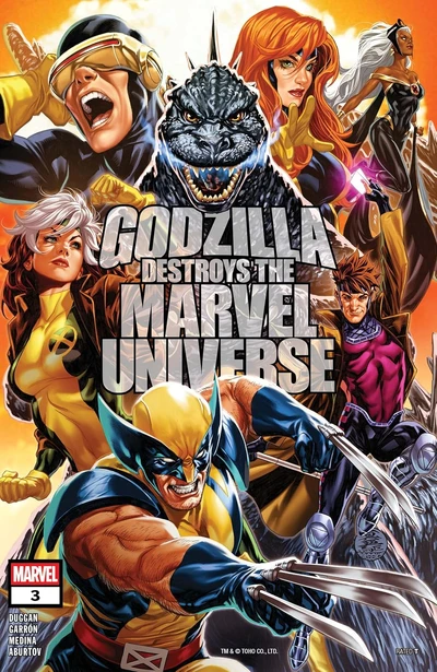 Godzilla Destroys The Marvel Universe #3