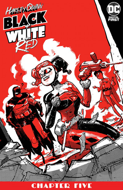 Harley Quinn: Black + White + Re...
