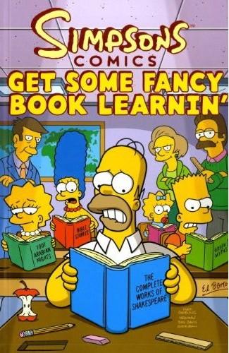 Simpsons Comics Get Some Fancy Book Learnin
