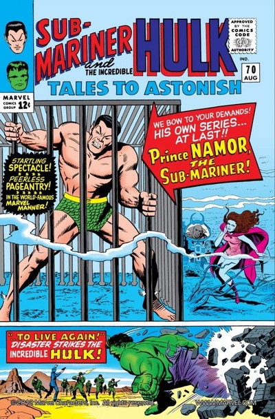 Tales to Astonish #70