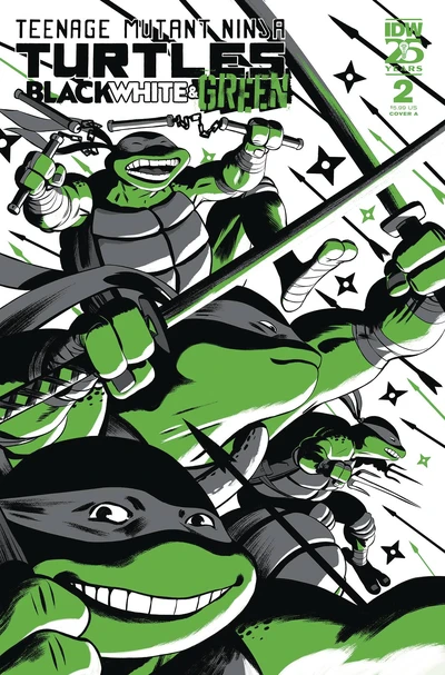 Teenage Mutant Ninja Turtles: Black, White & Green #2